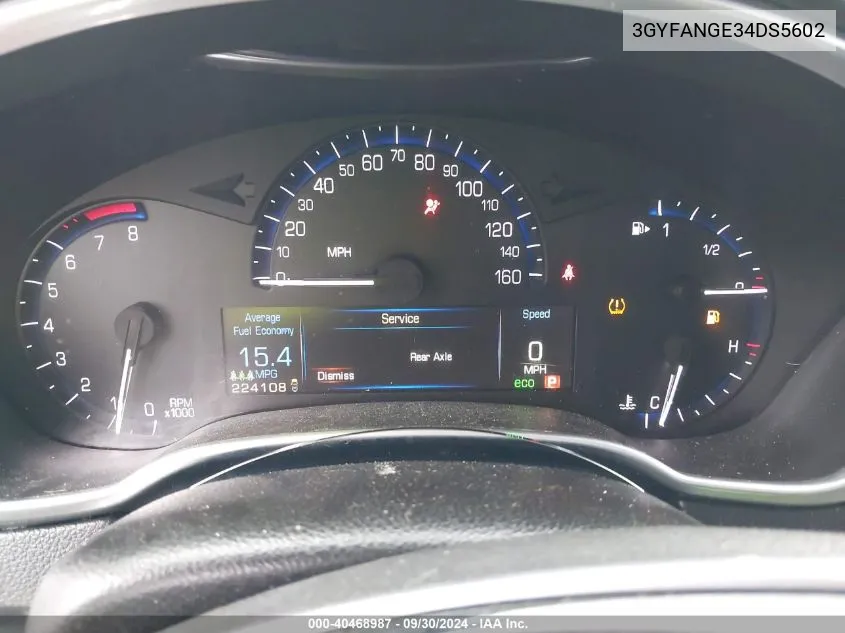 3GYFANGE34DS5602 2013 Cadillac Srx