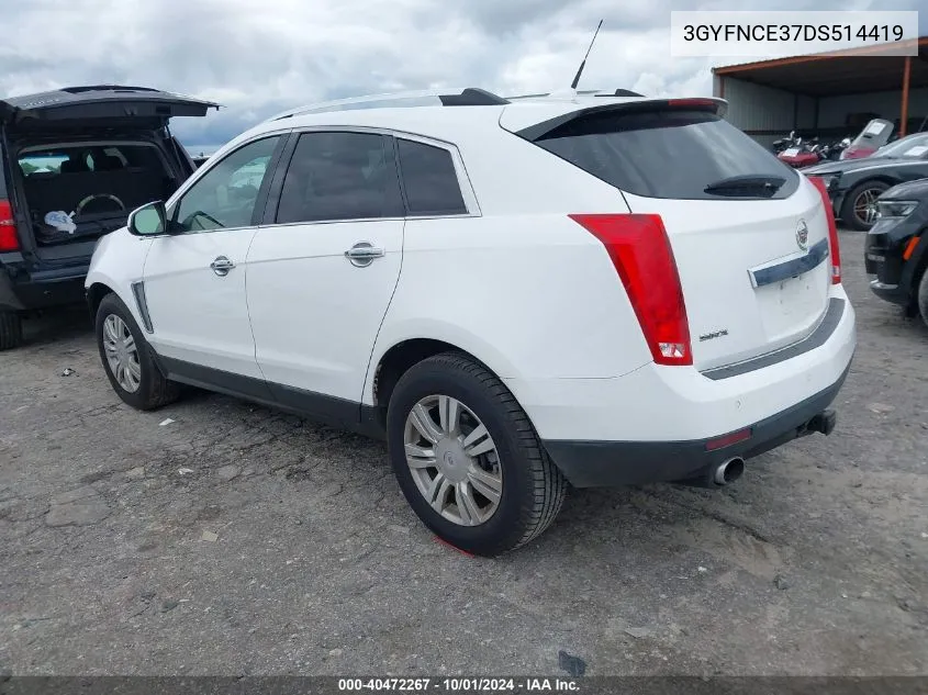 2013 Cadillac Srx Luxury Collection VIN: 3GYFNCE37DS514419 Lot: 40472267