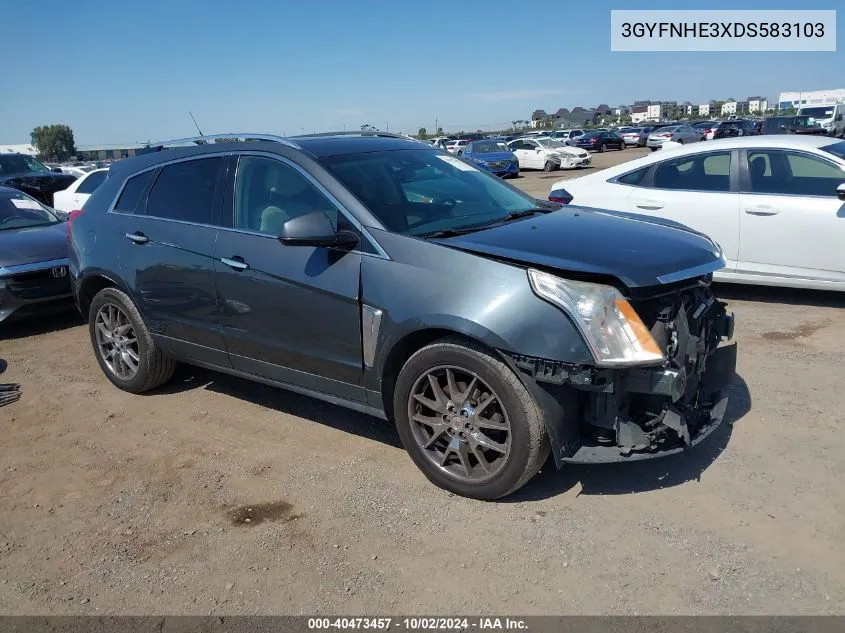 2013 Cadillac Srx Performance Collection VIN: 3GYFNHE3XDS583103 Lot: 40473457