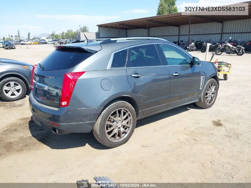 2013 Cadillac Srx Performance Collection VIN: 3GYFNHE3XDS583103 Lot: 40473457