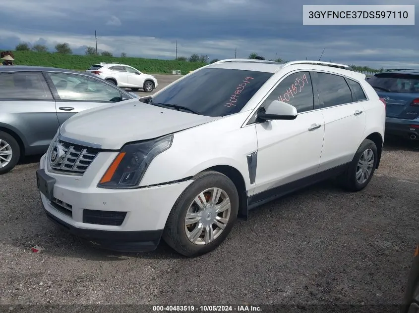 2013 Cadillac Srx Luxury Collection VIN: 3GYFNCE37DS597110 Lot: 40483519