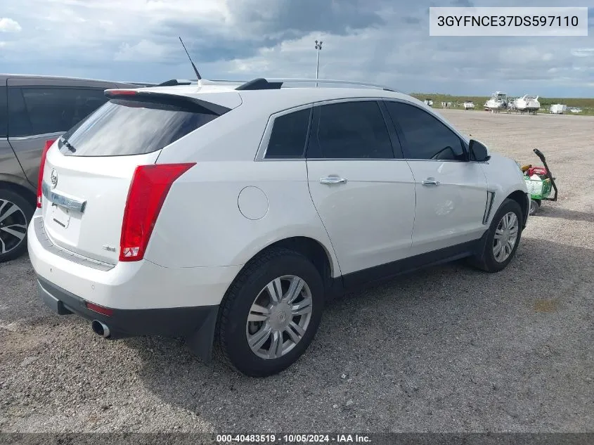 2013 Cadillac Srx Luxury Collection VIN: 3GYFNCE37DS597110 Lot: 40483519