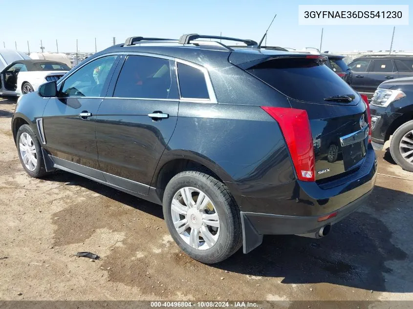 2013 Cadillac Srx Standard VIN: 3GYFNAE36DS541230 Lot: 40496804