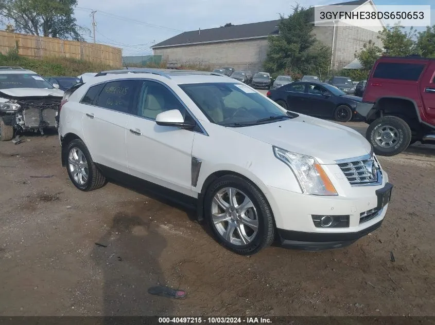 2013 Cadillac Srx Performance Collection VIN: 3GYFNHE38DS650653 Lot: 40497215