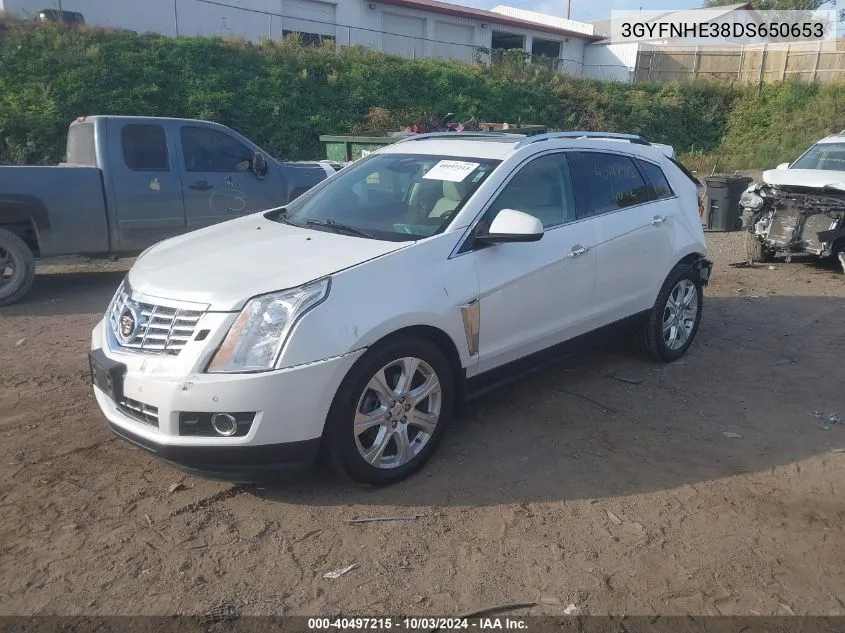 2013 Cadillac Srx Performance Collection VIN: 3GYFNHE38DS650653 Lot: 40497215