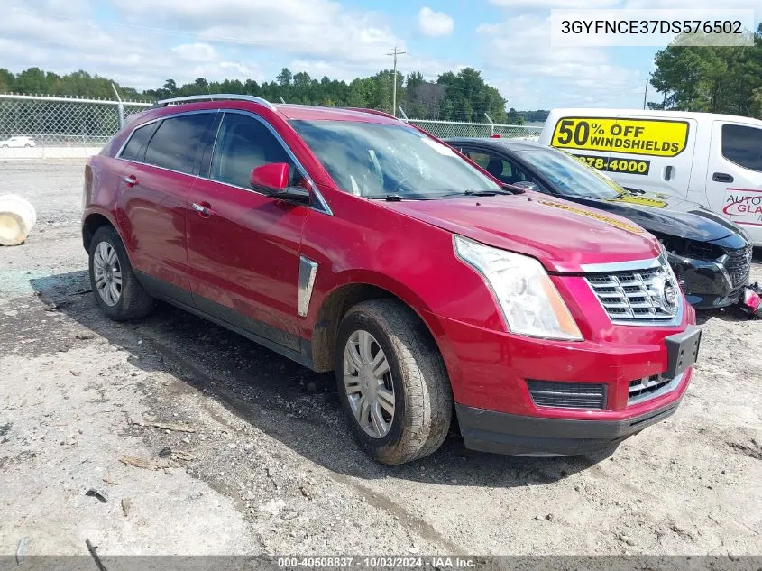 2013 Cadillac Srx Luxury Collection VIN: 3GYFNCE37DS576502 Lot: 40508837