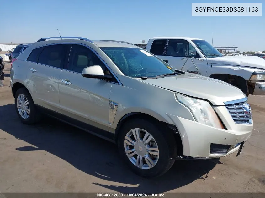 2013 Cadillac Srx Luxury Collection VIN: 3GYFNCE33DS581163 Lot: 40512680