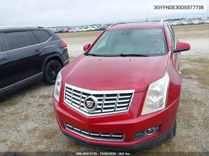 2013 Cadillac Srx Performance Collection VIN: 3GYFNDE30DS577738 Lot: 40513729