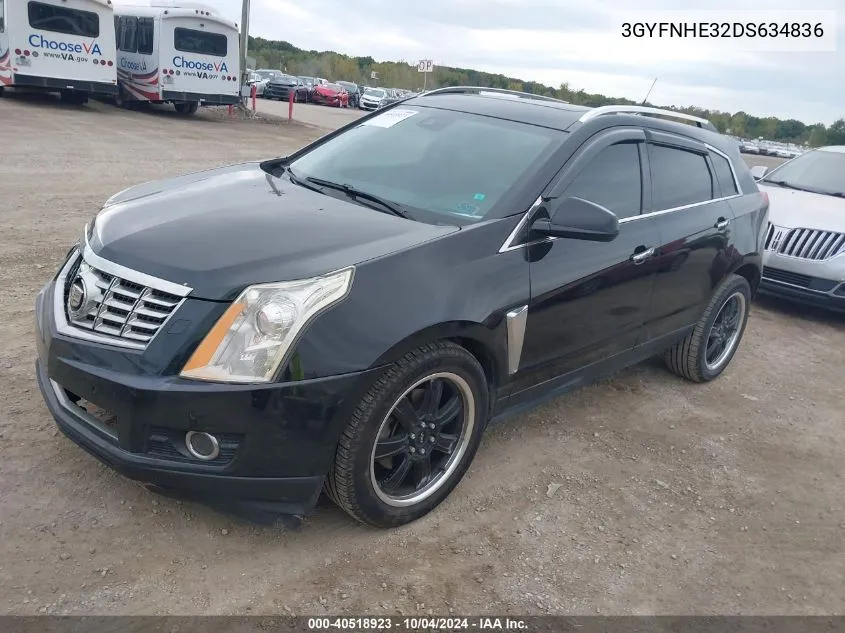 2013 Cadillac Srx Performance Collection VIN: 3GYFNHE32DS634836 Lot: 40518923