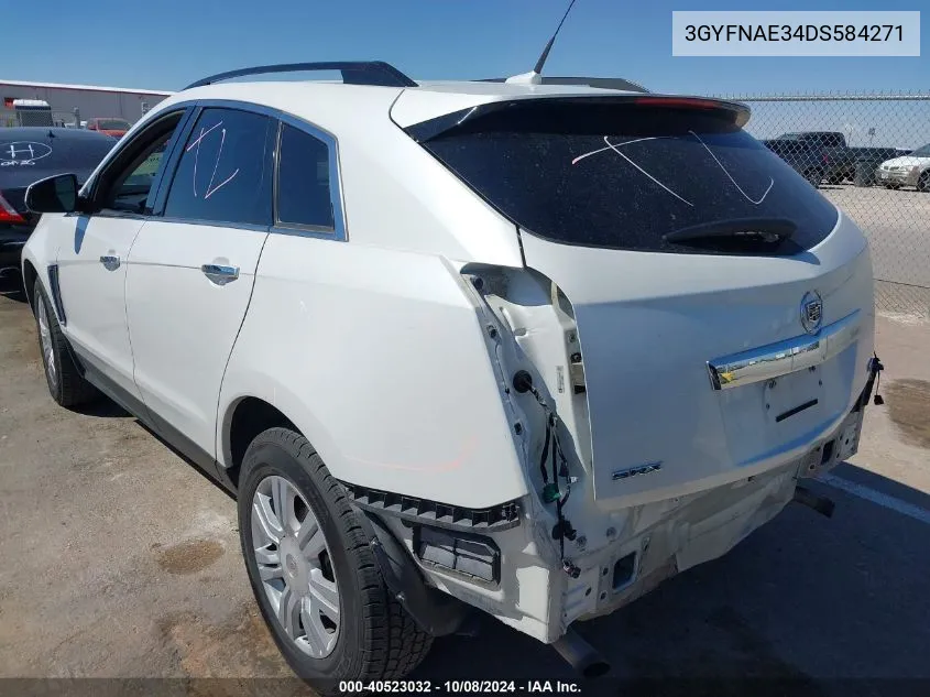 2013 Cadillac Srx Standard VIN: 3GYFNAE34DS584271 Lot: 40523032