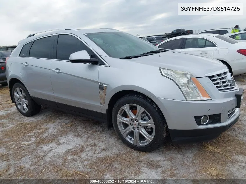 2013 Cadillac Srx Performance Collection VIN: 3GYFNHE37DS514725 Lot: 40533252