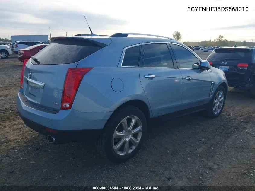 2013 Cadillac Srx Performance Collection VIN: 3GYFNHE35DS568010 Lot: 40534504