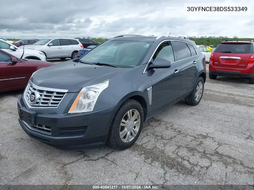 2013 Cadillac Srx Luxury Collection VIN: 3GYFNCE38DS533349 Lot: 40541217