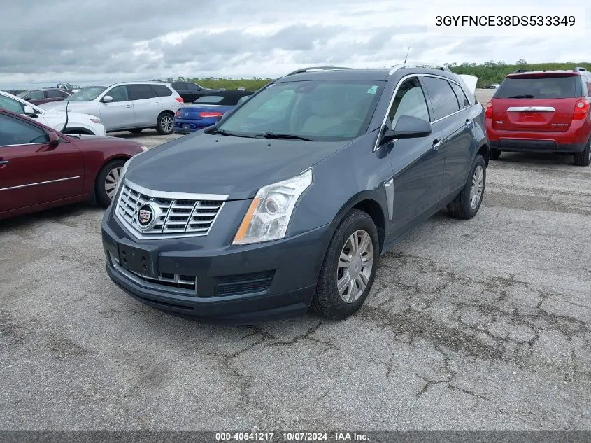 2013 Cadillac Srx Luxury Collection VIN: 3GYFNCE38DS533349 Lot: 40541217