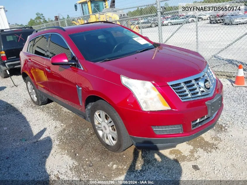 2013 Cadillac Srx Standard VIN: 3GYFNAE37DS650974 Lot: 40555296