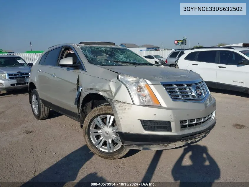 2013 Cadillac Srx Luxury Collection VIN: 3GYFNCE33DS632502 Lot: 40579954