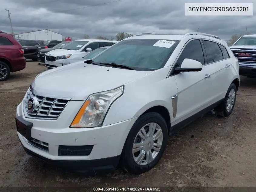 2013 Cadillac Srx Luxury Collection VIN: 3GYFNCE39DS625201 Lot: 40581415