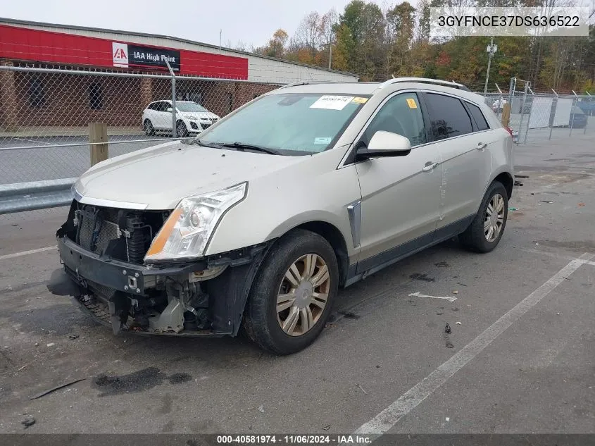 2013 Cadillac Srx Luxury Collection VIN: 3GYFNCE37DS636522 Lot: 40581974