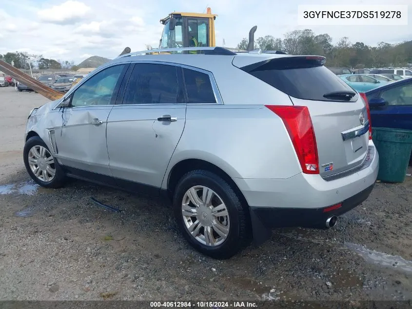 3GYFNCE37DS519278 2013 Cadillac Srx Luxury Collection