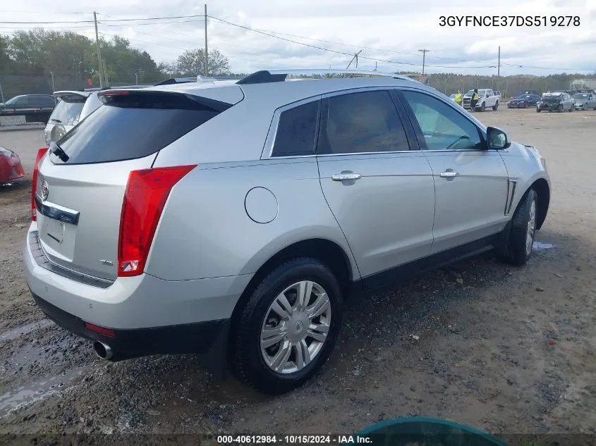 2013 Cadillac Srx Luxury Collection VIN: 3GYFNCE37DS519278 Lot: 40612984