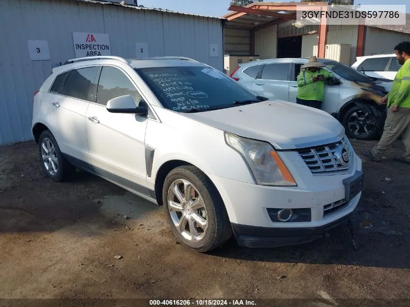 2013 Cadillac Srx Performance Collection VIN: 3GYFNDE31DS597786 Lot: 40616206