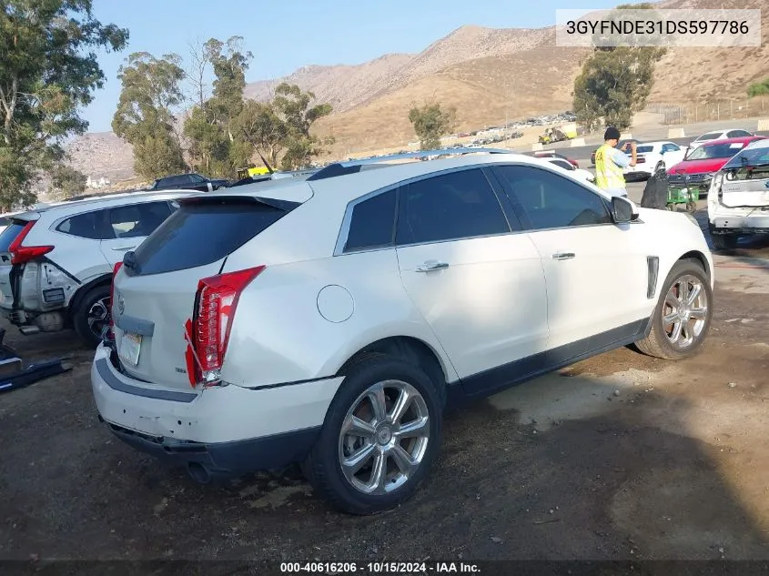 2013 Cadillac Srx Performance Collection VIN: 3GYFNDE31DS597786 Lot: 40616206