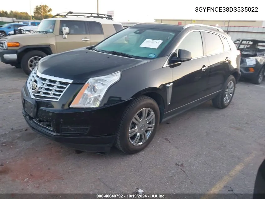 3GYFNCE38DS535022 2013 Cadillac Srx Luxury Collection