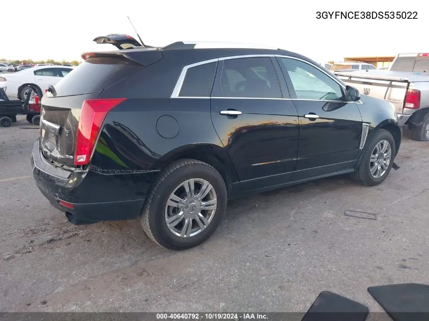 2013 Cadillac Srx Luxury Collection VIN: 3GYFNCE38DS535022 Lot: 40640792