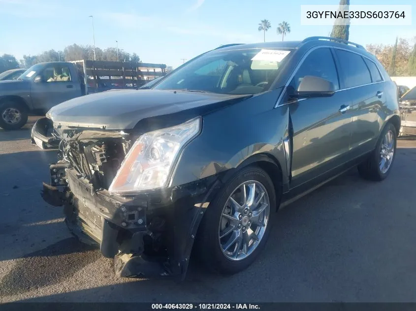 2013 Cadillac Srx Standard VIN: 3GYFNAE33DS603764 Lot: 40643029