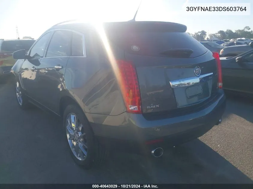 2013 Cadillac Srx Standard VIN: 3GYFNAE33DS603764 Lot: 40643029