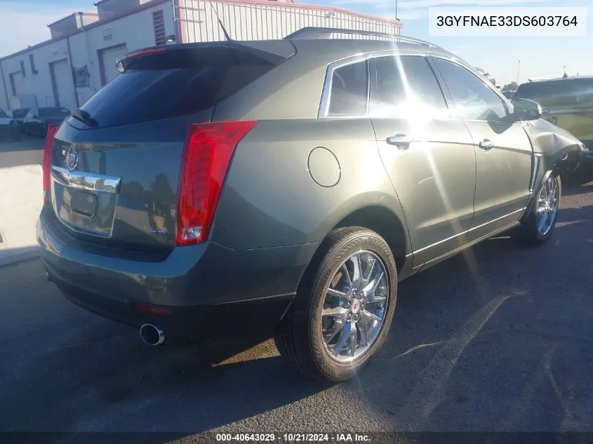 2013 Cadillac Srx Standard VIN: 3GYFNAE33DS603764 Lot: 40643029