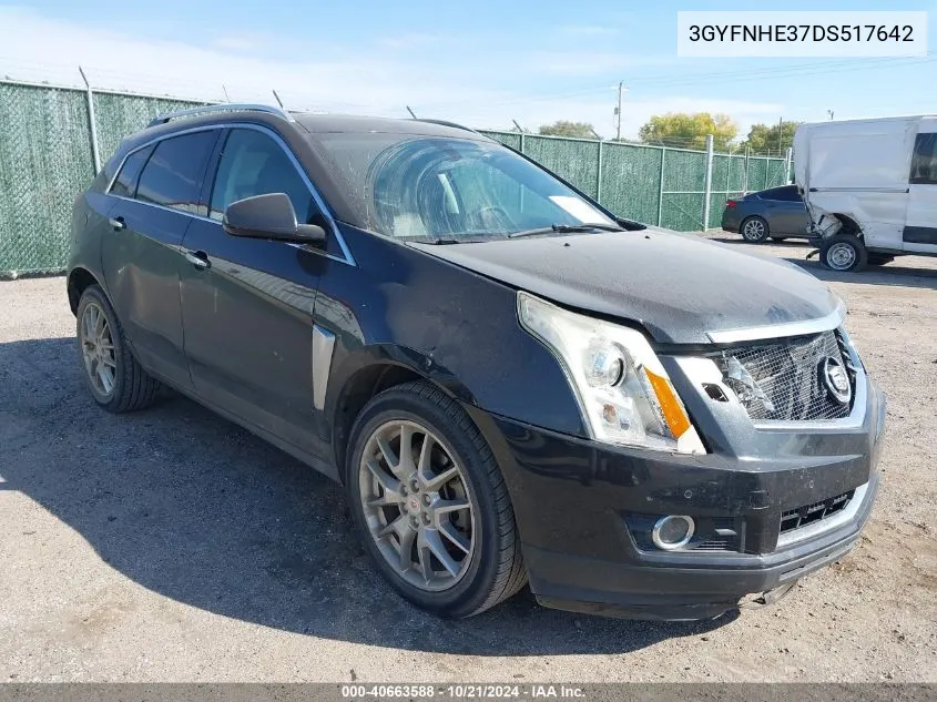 2013 Cadillac Srx Performance Collection VIN: 3GYFNHE37DS517642 Lot: 40663588