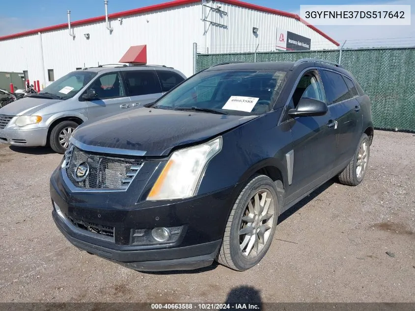 2013 Cadillac Srx Performance Collection VIN: 3GYFNHE37DS517642 Lot: 40663588