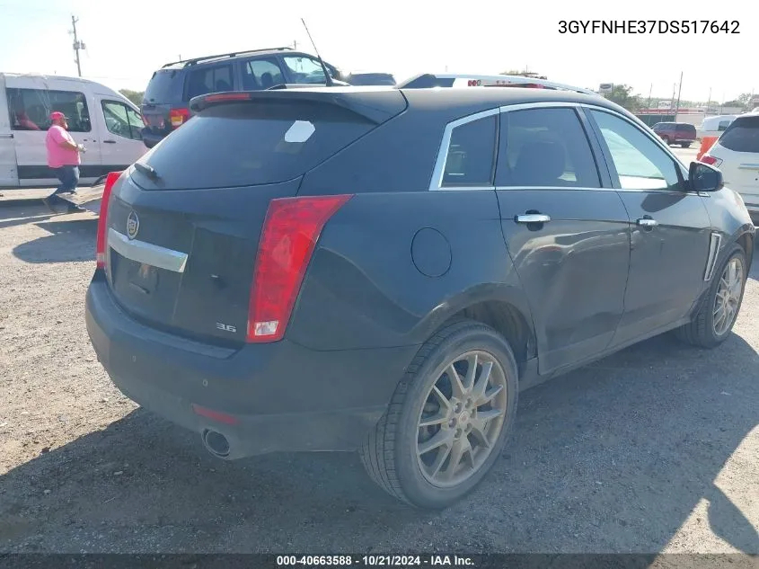 2013 Cadillac Srx Performance Collection VIN: 3GYFNHE37DS517642 Lot: 40663588