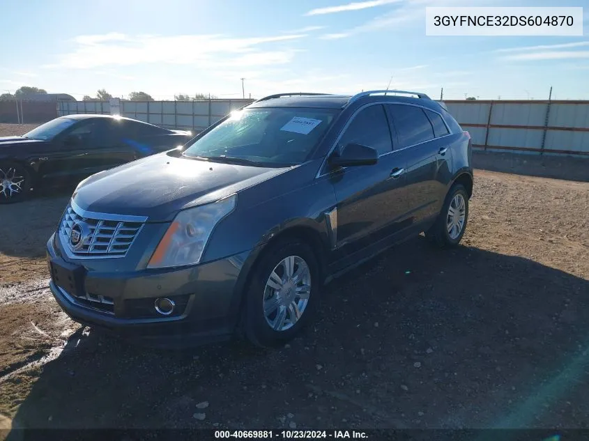 2013 Cadillac Srx Luxury Collection VIN: 3GYFNCE32DS604870 Lot: 40669881