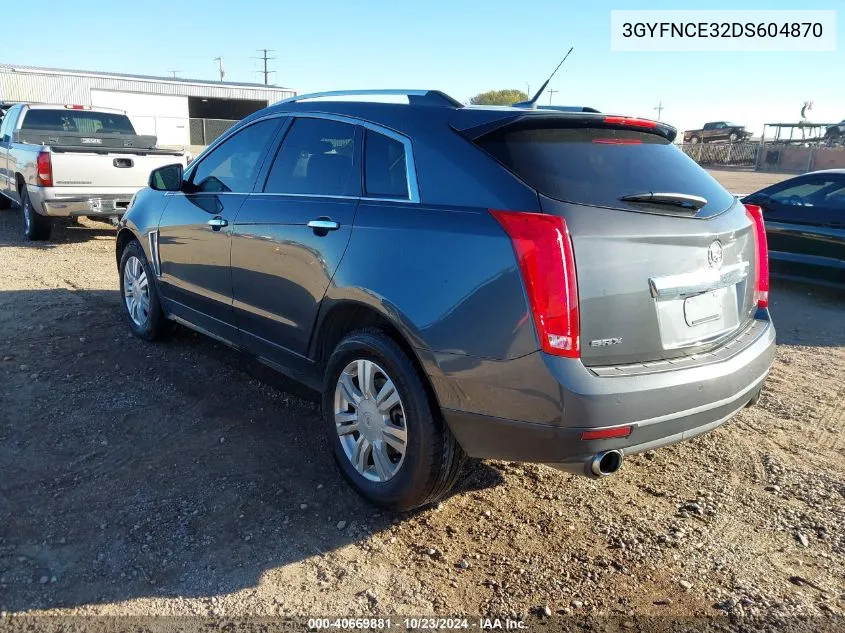 3GYFNCE32DS604870 2013 Cadillac Srx Luxury Collection