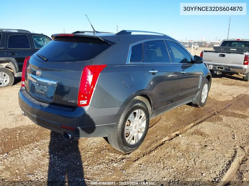 3GYFNCE32DS604870 2013 Cadillac Srx Luxury Collection