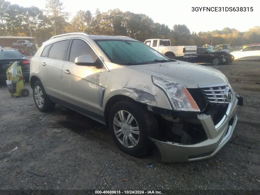 3GYFNCE31DS638315 2013 Cadillac Srx Luxury Collection