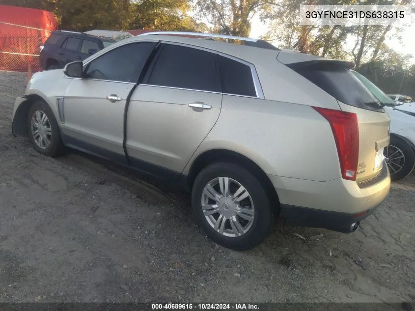 3GYFNCE31DS638315 2013 Cadillac Srx Luxury Collection