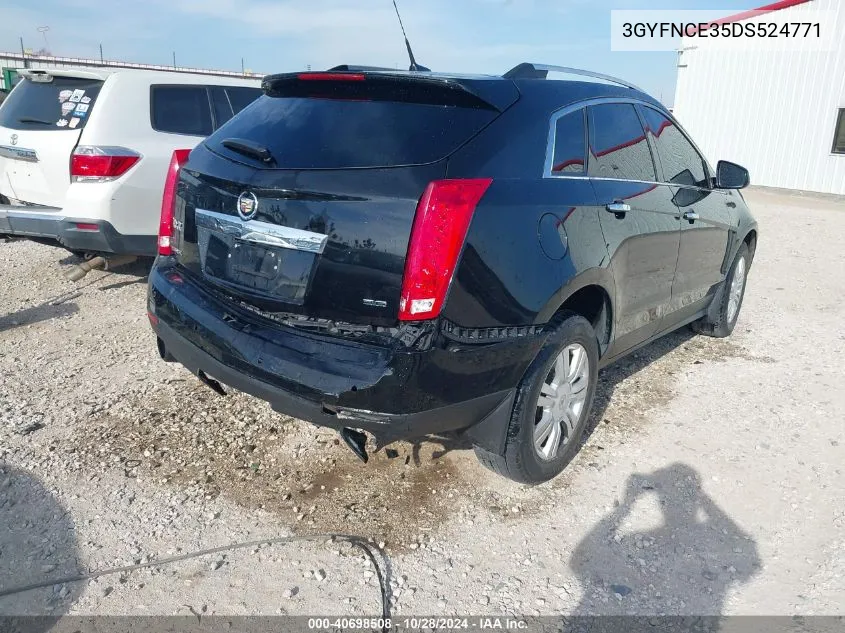 2013 Cadillac Srx Luxury Collection VIN: 3GYFNCE35DS524771 Lot: 40698508