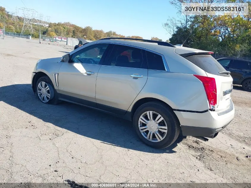 3GYFNAE33DS583161 2013 Cadillac Srx Standard