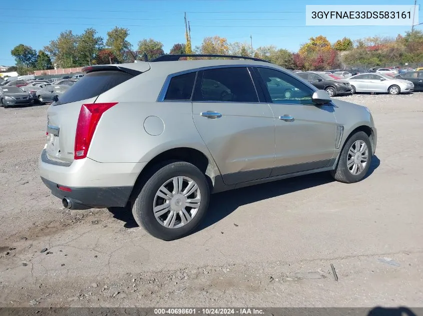 3GYFNAE33DS583161 2013 Cadillac Srx Standard