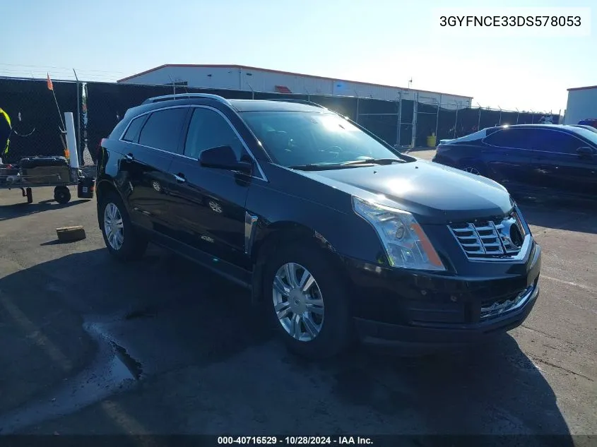 2013 Cadillac Srx Luxury Collection VIN: 3GYFNCE33DS578053 Lot: 40716529