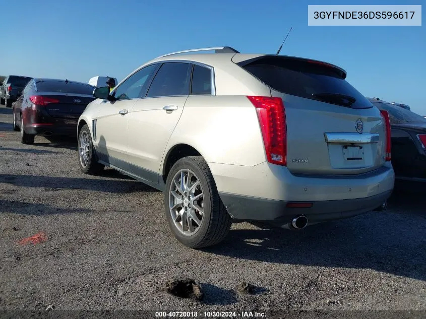 2013 Cadillac Srx Performance Collection VIN: 3GYFNDE36DS596617 Lot: 40720018