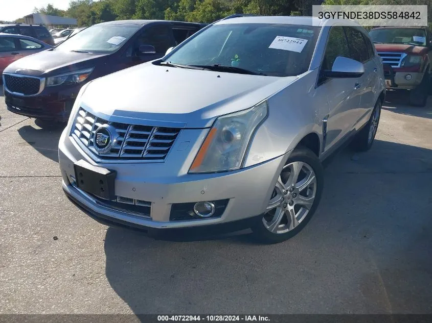 2013 Cadillac Srx Performance Collection VIN: 3GYFNDE38DS584842 Lot: 40722944