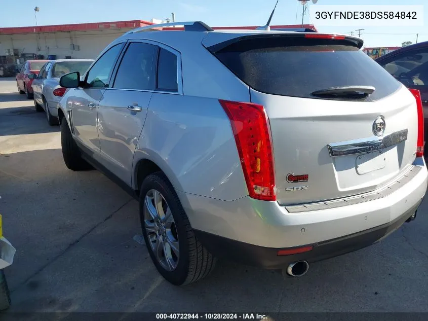 2013 Cadillac Srx Performance Collection VIN: 3GYFNDE38DS584842 Lot: 40722944