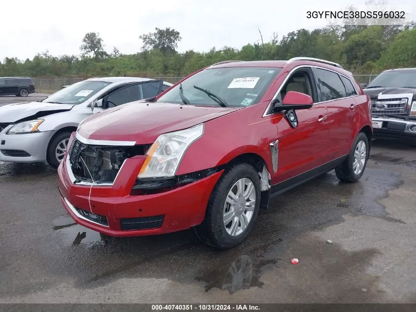 2013 Cadillac Srx Luxury Collection VIN: 3GYFNCE38DS596032 Lot: 40740351