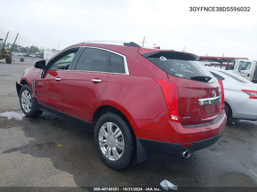 2013 Cadillac Srx Luxury Collection VIN: 3GYFNCE38DS596032 Lot: 40740351