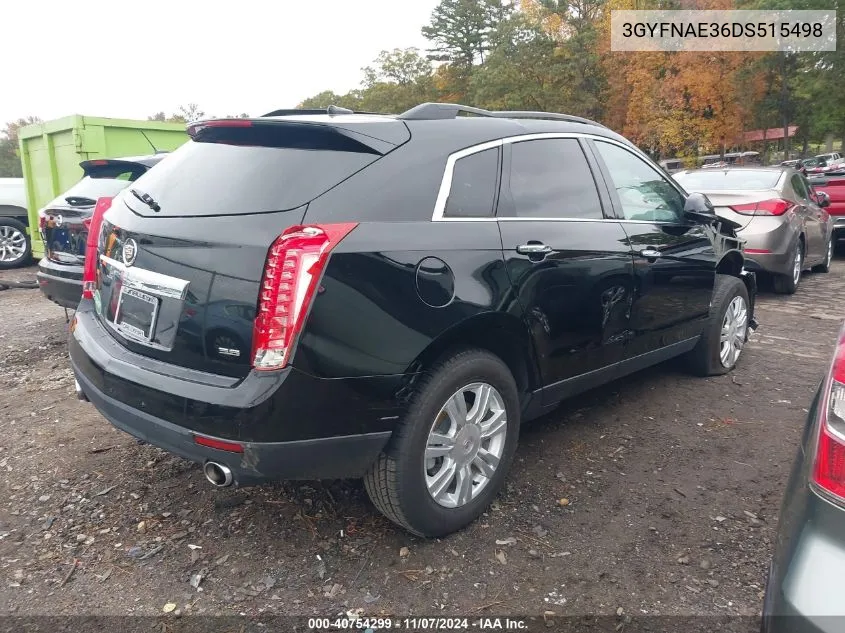 2013 Cadillac Srx Standard VIN: 3GYFNAE36DS515498 Lot: 40754299