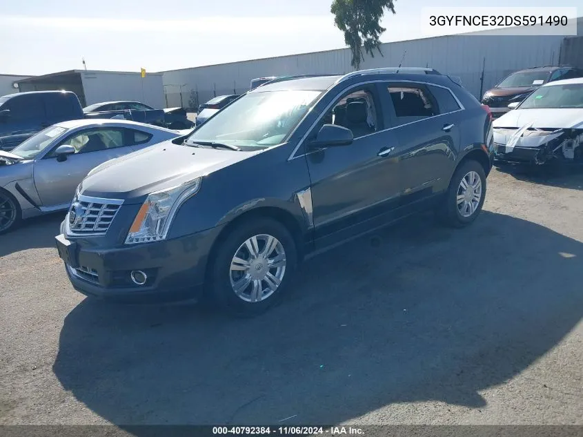 2013 Cadillac Srx Luxury Collection VIN: 3GYFNCE32DS591490 Lot: 40792384